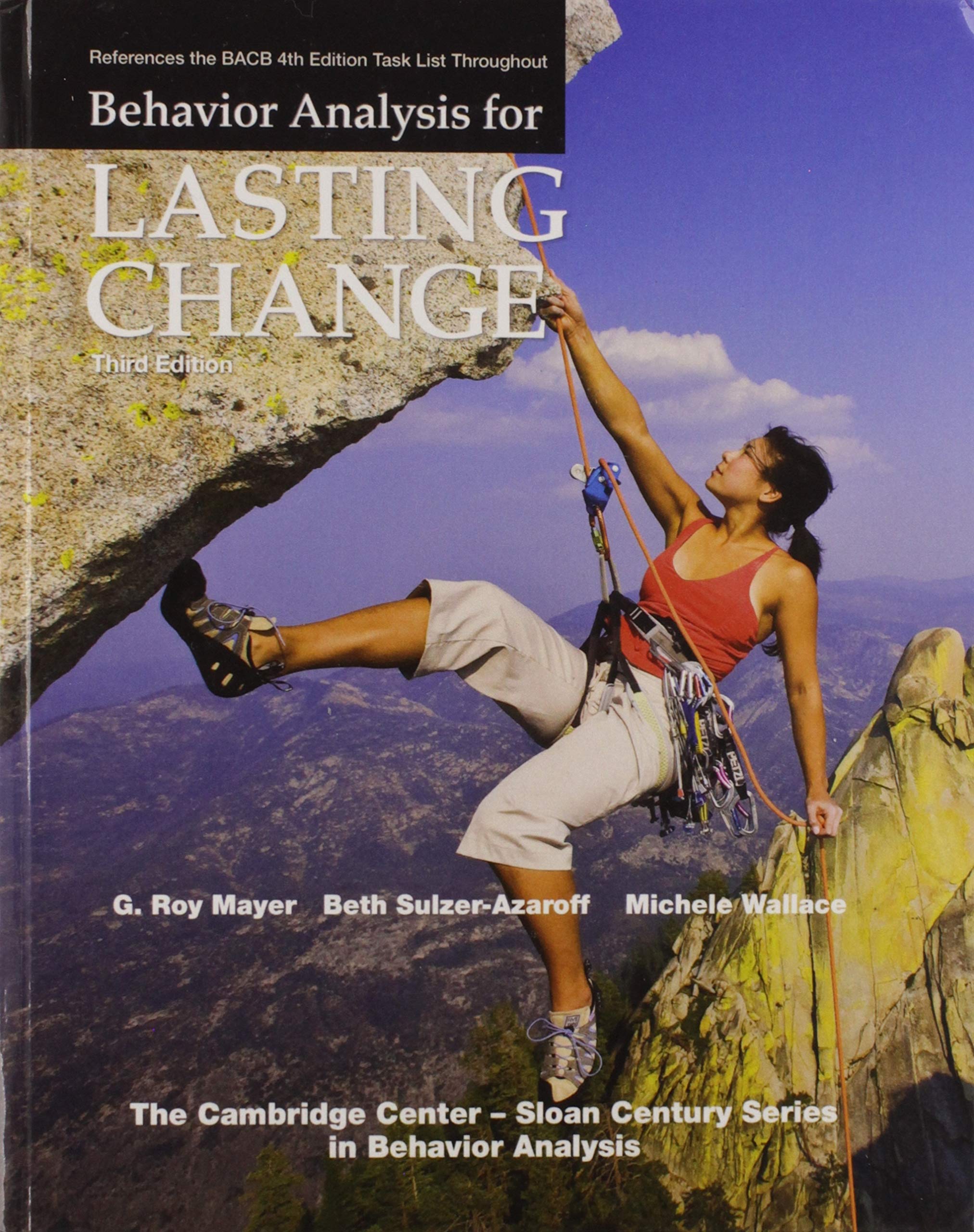behavior analysis for lasting change 3rd edition g. roy mayer 1597380504, 9781597380508