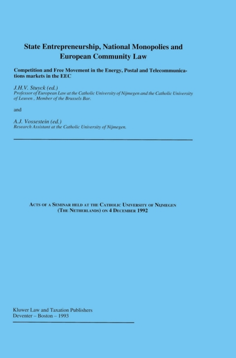 state entrepreneurship national monopolies and european community law competition and free movement in the