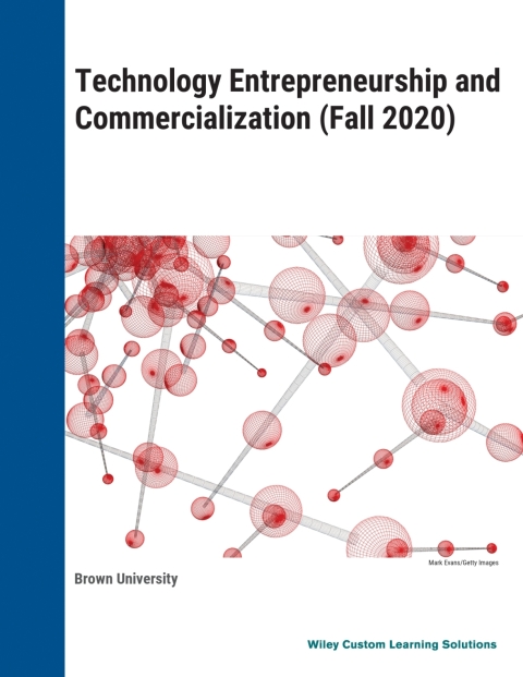 technology entrepreneurship and commercialization  epdf for brown university 1st edition michele marcolongo