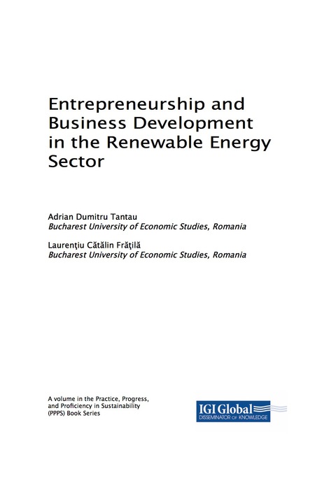 entrepreneurship and business development in the renewable energy sector 2nd edition adrian dumitru tantau