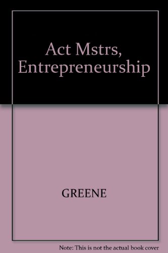 entrepreneurship ideas in action activity masters 2nd edition greene, cynthia l. 0538971126, 9780538971126