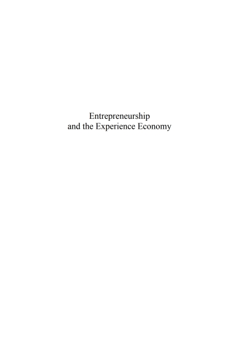 entrepreneurship and the experience economy 1st edition monika kostera, daniel hjorth 8763099934,