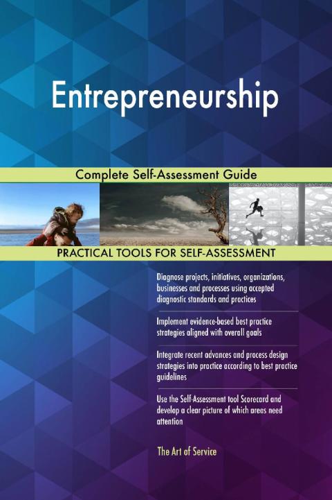 entrepreneurship self assessment guide 1st edition gerardus blokdyk 0655390502, 9780655390503