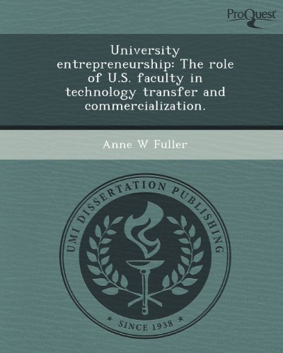 university entrepreneurship anne w. fuller 1243586621, 9781243586629