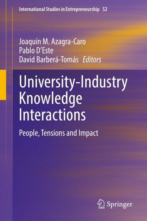 university industry knowledge interactions people tensions and impact 3rd edition klaus stierstadt