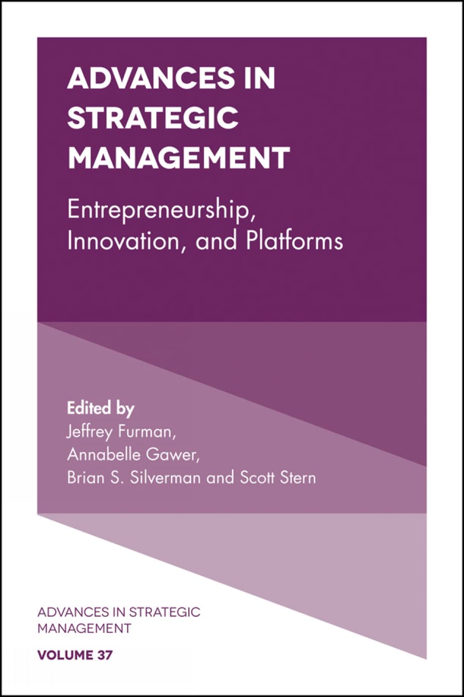 entrepreneurship innovation and platforms  jeffrey furman 1787430804, 9781787430808