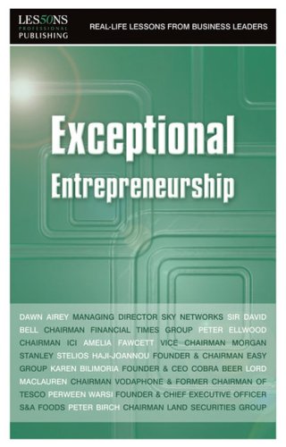 exceptional entrepreneurship lpp 0852976690, 9780852976692