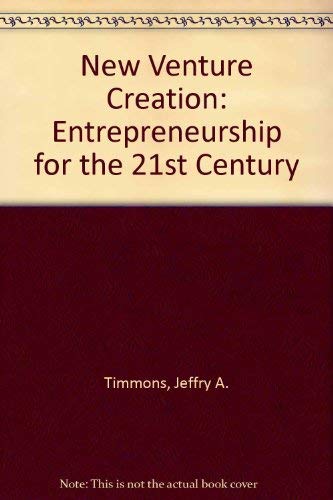 new venture creation entrepreneurship for the 21st century 5th edition timmons, jeffry a. 0072443014,