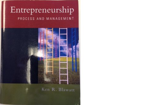 entrepreneurship process and management  blawatt, ken r. 0137445660, 9780137445660