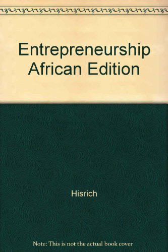 entrepreneurship african edition  hisrich 007712684x, 9780077126841
