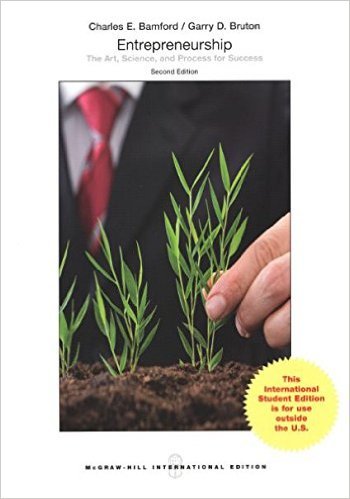 entrepreneurship 2nd edition bamford c. e. 9814714291, 9789814714297