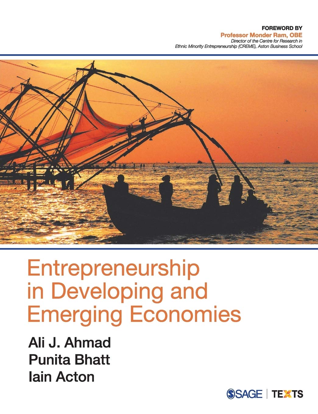 entrepreneurship in developing and emerging economies 1st edition ahmad, ali j, bhatt, punita, acton, iain