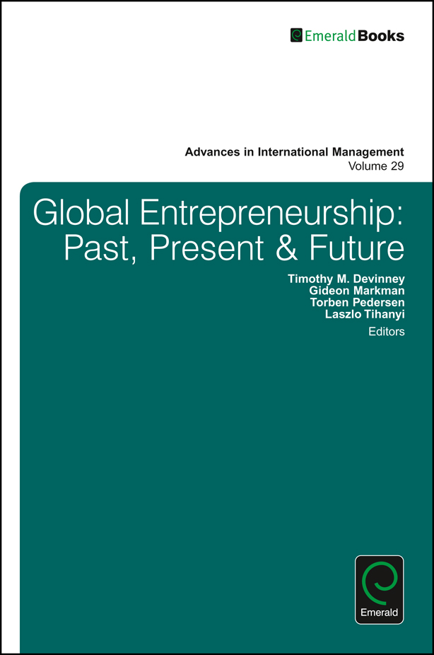 global entrepreneurship past present and future 2nd edition timothy m. devinney 1786354837, 9781786354839