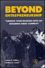 beyond entrepreneurship turning your business into an enduring great company  collins, james c., lazier,