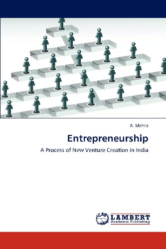 entrepreneurship a process of new venture creation in india  a. mehta 3659151149, 9783659151149