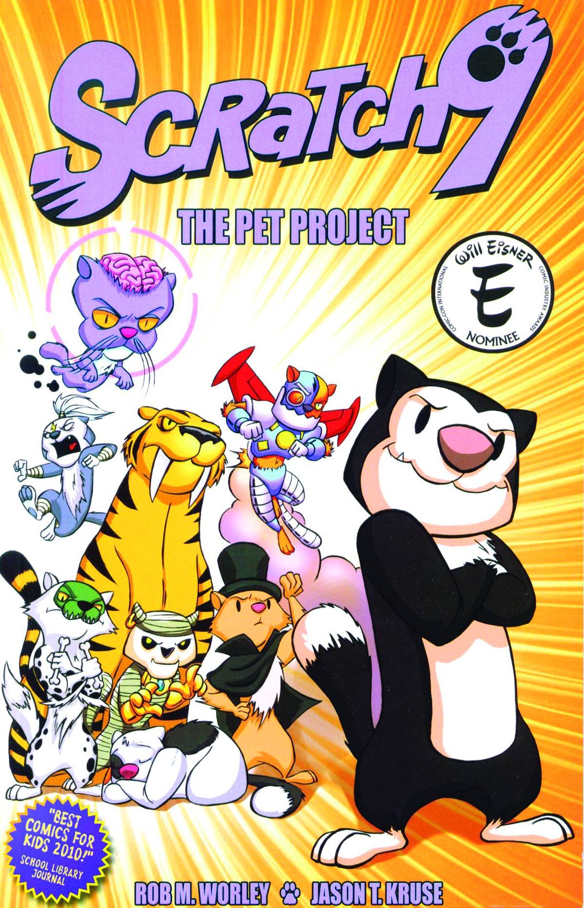 scratch9 vol 1 pet project  rob m. worley 1936340534, 9781936340538