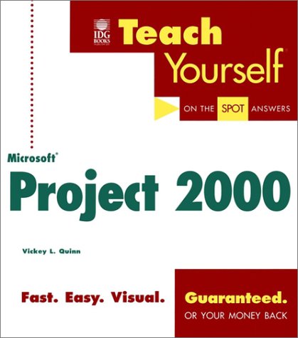 teach yourself microsoft project 2000 1st edition quinn, vickey l. 0764534009, 9780764534003