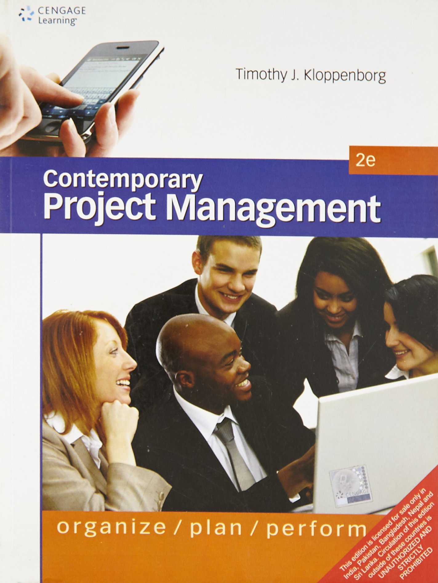 contemporary project management organize plan perfor2ed 2nd international edition timothy j kloppenborg