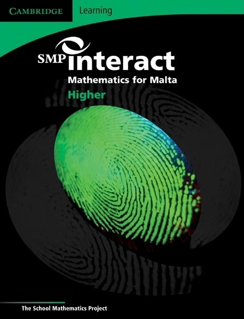 smp interact mathematics for malta higher pupils book student edition school mathematics project 0521690943,