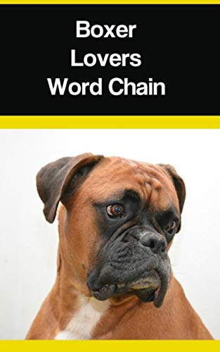 boxer lovers word chain  depot, mega media 1072607166, 9781072607168