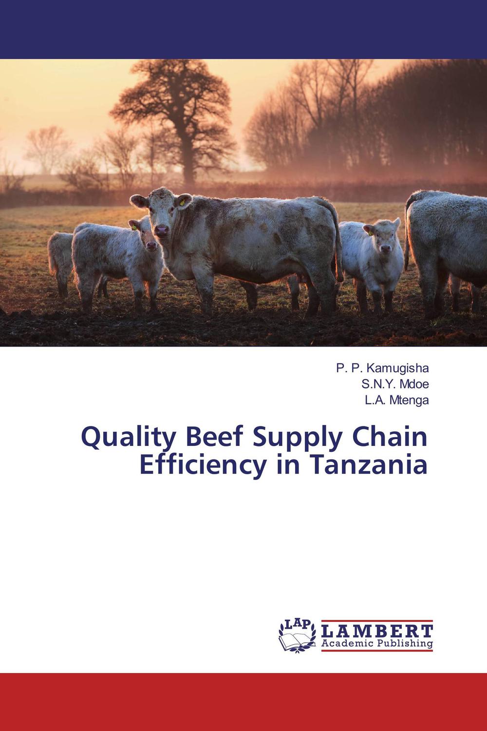 quality beef supply chain efficiency in tanzania 1st edition kamugisha, p. p., mdoe, s.n.y., mtenga, l.a.