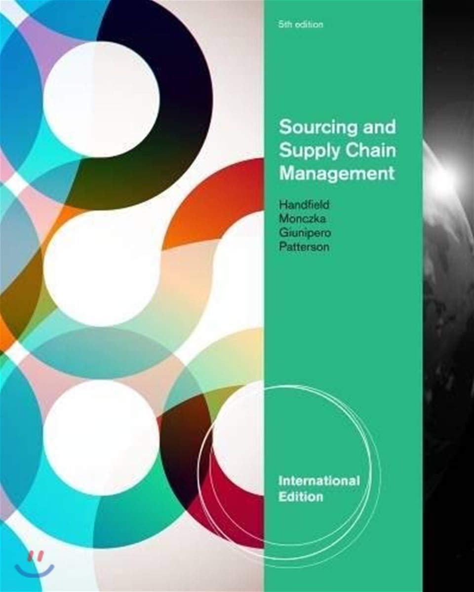 sourcing and supply chain management international edition monczka 1111532818, 9781111532819