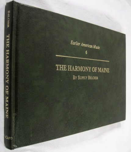 harmony of maine  supply belcher 0306773066, 9780306773068
