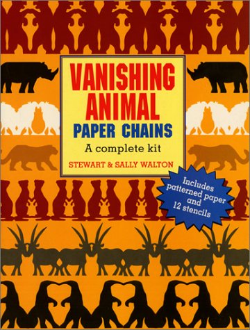 vanishing animal paper chains stewart walton, sally walton 0688149154, 9780688149154