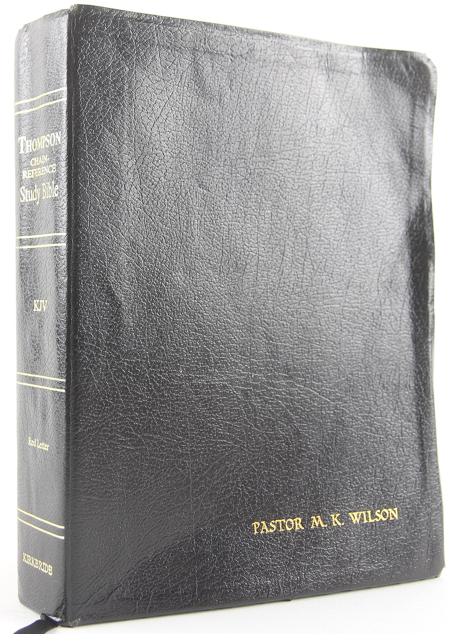 thompson chain reference bible fifth improved edition 5th edition kirkbride bible company 0887071252,