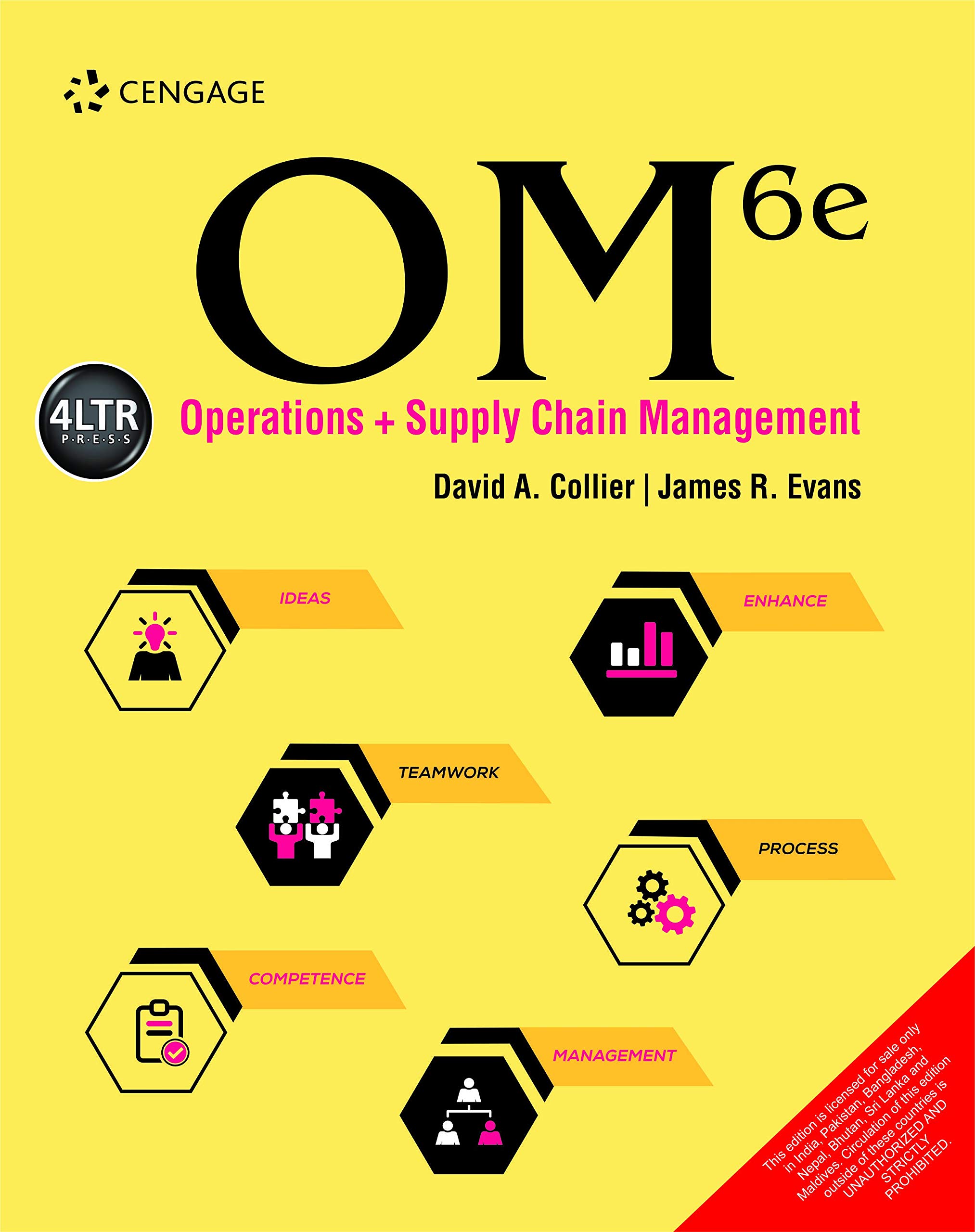 om operations and supply chain management david a. collier | james r. evans 9353503515, 9789353503512