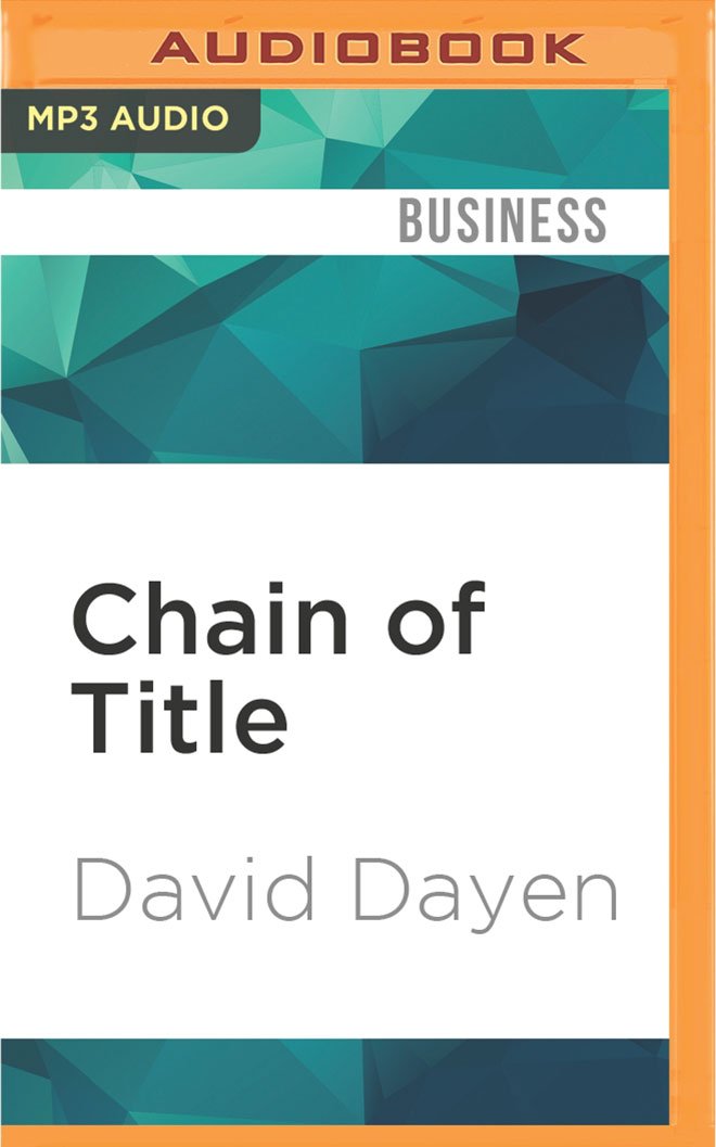 chain of title unabridged edition david dayen 1536611123, 9781536611120