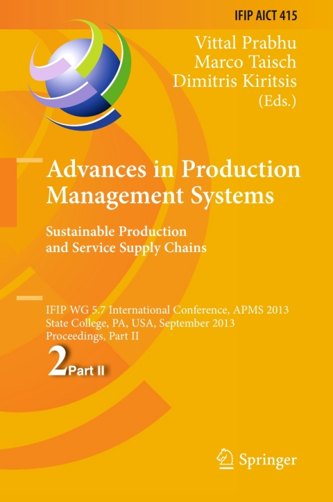 advances in production management systems sustainable production and service supply chains 3rd edition esther