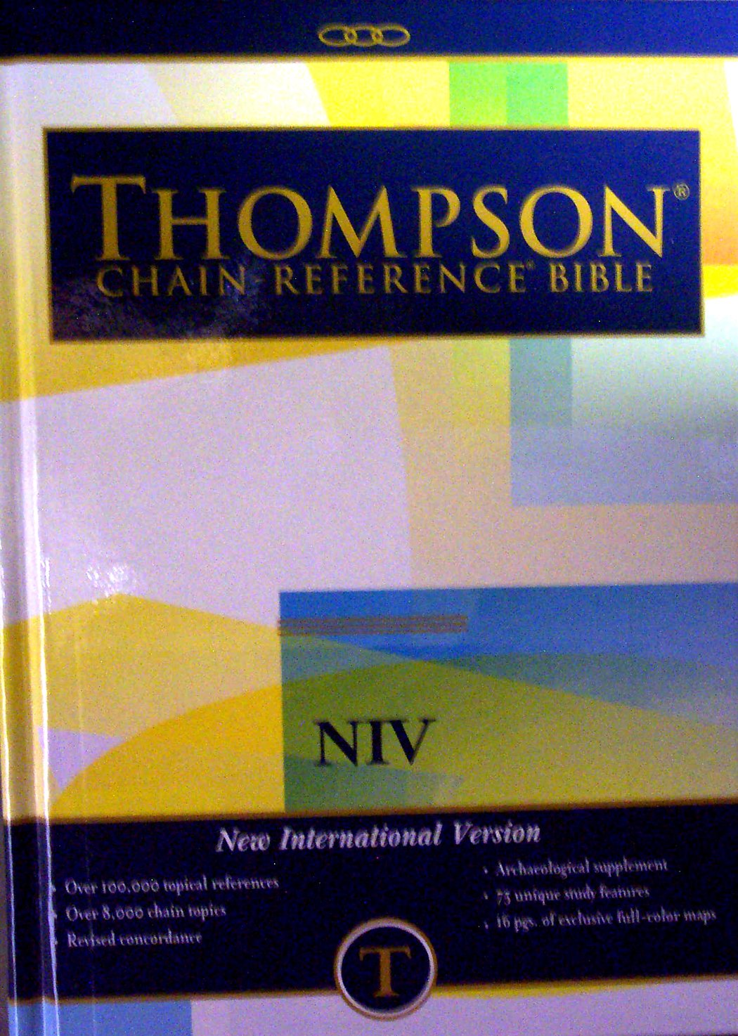 thompson chain reference bible regular size niv hardcover thumb indexed edition frank charles thompson