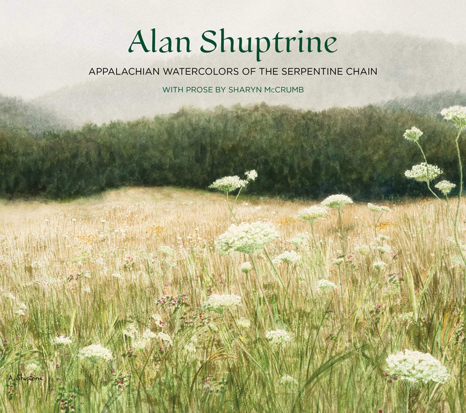 alan shuptrine appalachian watercolors of the serpentine chain  alan shuptrine 0692844864, 9780692844861