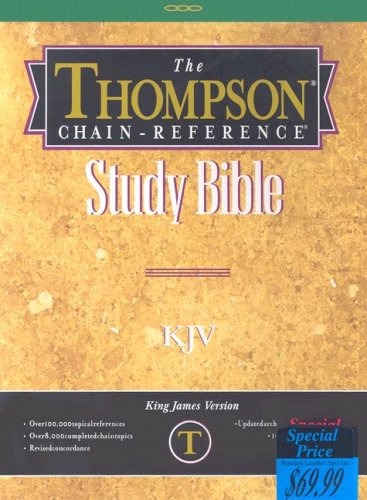 thompson chain reference study bible kjv  thompson, frank charles 0887073778, 9780887073779