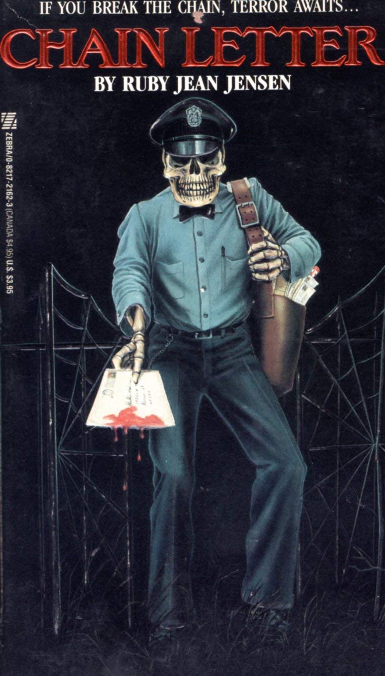 chain letter 1st edition ruby jean jensen 0821721623, 9780821721629