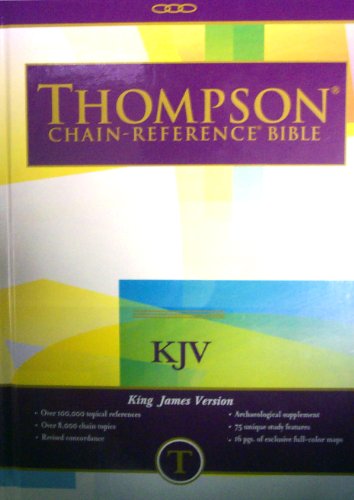 thompson chain reference bible regular size kjv hardcover 5th edition frank charles thompson 0887071236,