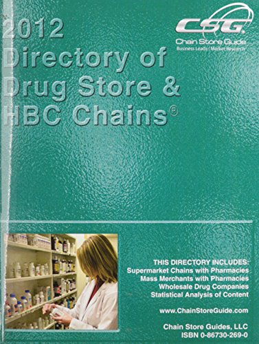 directory of drug store and hbc chains 2012  chain store guide 0867302690, 9780867302691