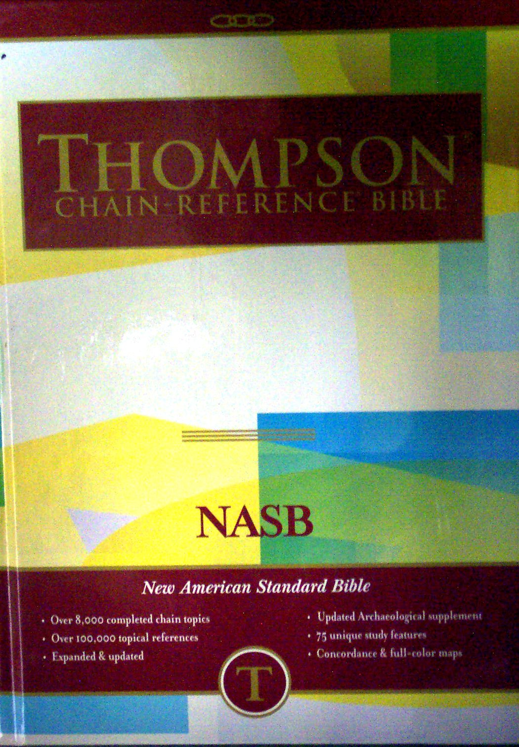 thompson chain reference bible regular size nasb hardcover indexed edition frank charles thompson 0887072275,