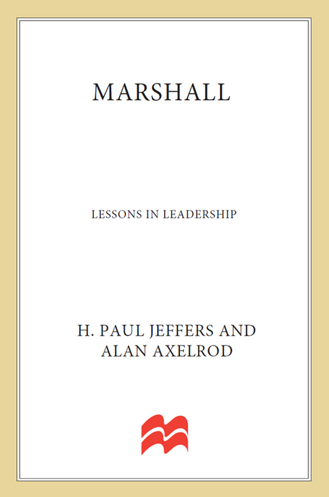 marshall lessons in leadership 2nd edition jeffers, h. paul, axelrod, alan 0230109454, 9780230109452