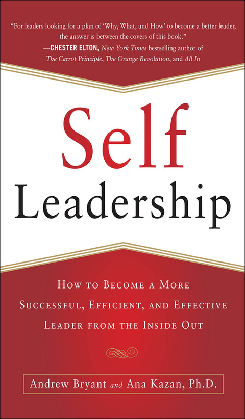 self leadership how to become a more successful efficient and effective leader from the inside out 1st
