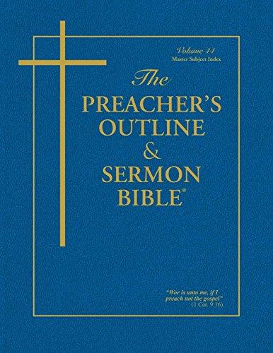 the preachers outline and sermon bible master subject index kjv 2nd edition worldwide, leadership ministries