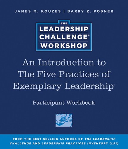 the leadership challenge workshop intro participant set 4th edition james m. kouzes 0470892064, 9780470892060