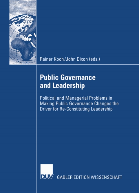 public governance and leadership 2nd edition michael durst 383509100x, 9783835091009