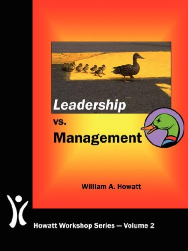 leadership vs management  william a. howatt 1894338618, 9781894338615