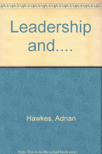 leadership and adrian hawkes 0947852883, 9780947852887