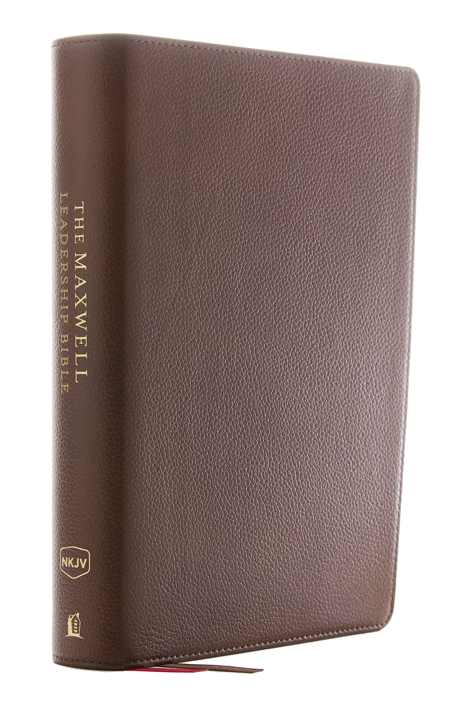 nkjv maxwell leadership bible premium cowhide leather brown comfort print holy bible new king james version