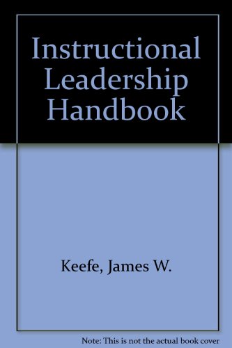 instructional leadership handbook james w. keefe 0882102435, 9780882102436