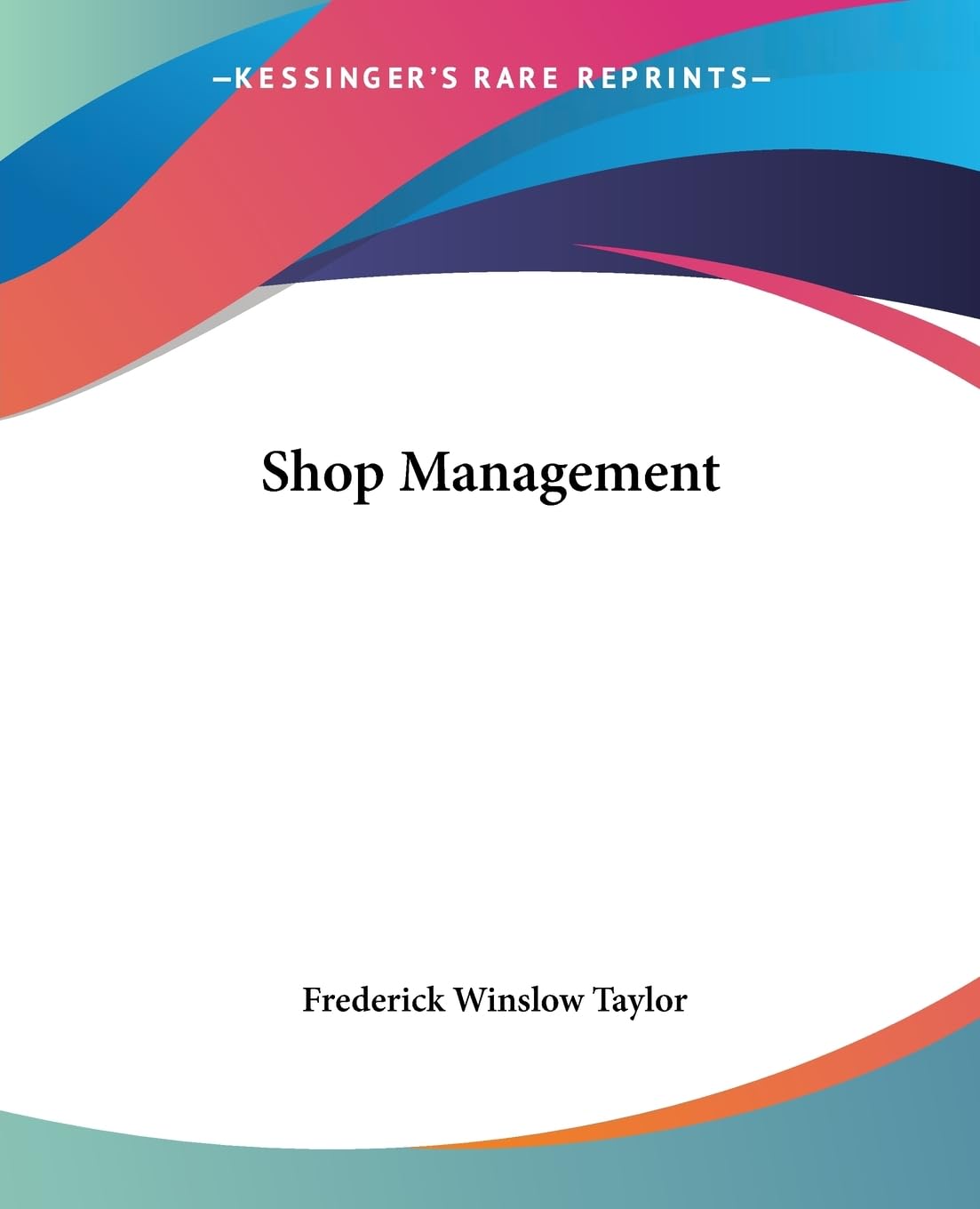 shop management taylor, frederick winslow 1419147110, 9781419147111