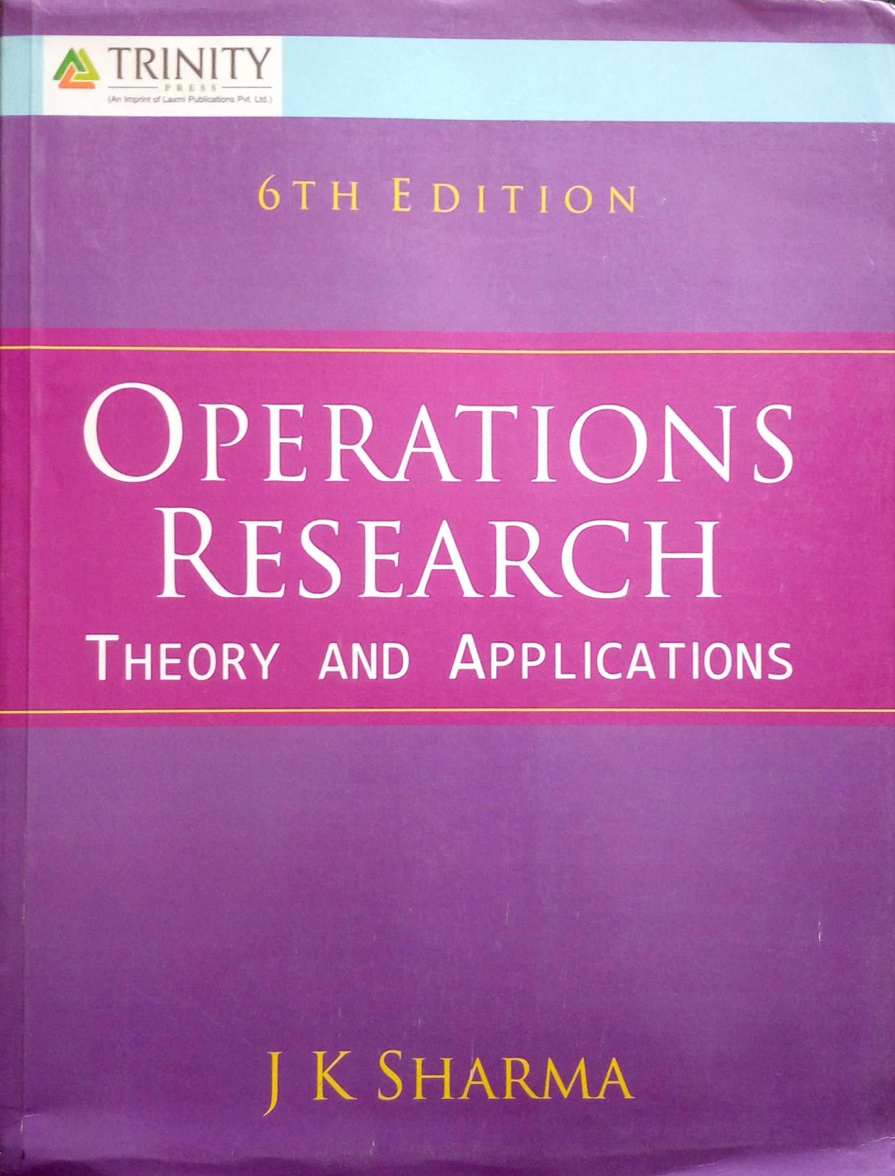 ror 3677 650 operation research theo sha 6th edition sharma j.k 9385935143, 9789385935145